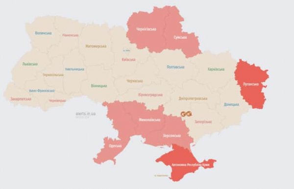 Россия запустила ударные БпЛА на территорию Украины с нескольких направлений