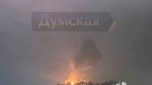 В Одессе во время дроновой атаки возник пожар в многоэтажке