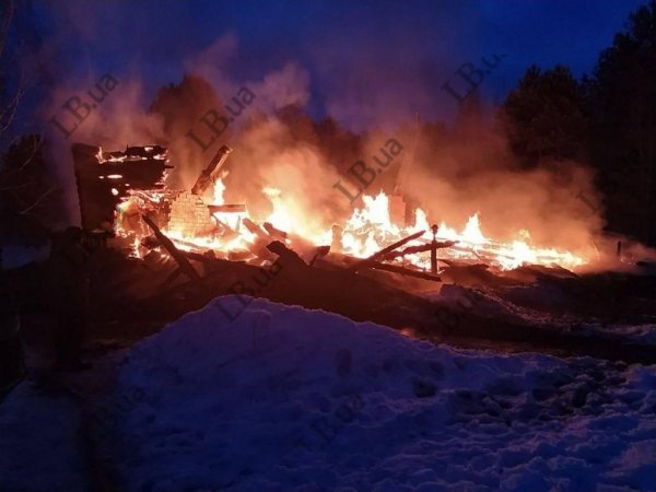 The country house of businessman Mazepa burned down at night