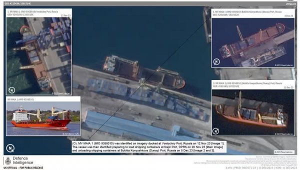 Media showed evidence of arms supplies to the Russian Federation from the DPRK: satellite images published