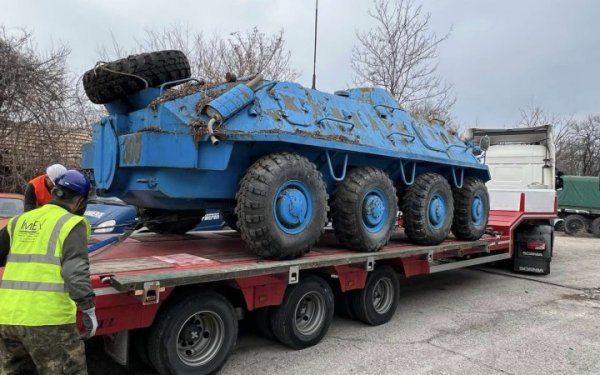 Bulgaria has begun sending armored personnel carriers to Ukraine