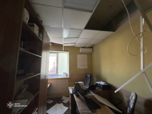 In the Donetsk region, fire station was damaged due to enemy shelling