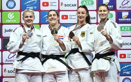 The Ukrainian judo team won two more medals at the Grand Slam