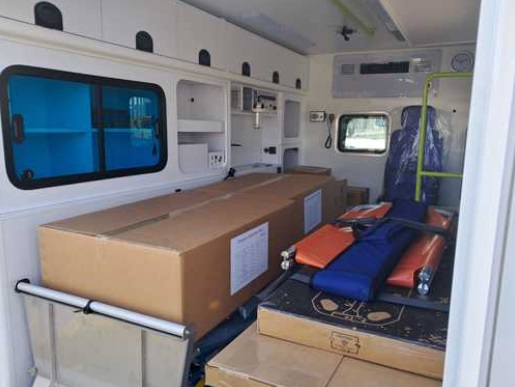 Ukraine received a mobile medical laboratory and 30 ambulances from partners