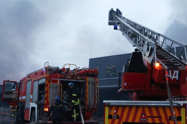 Due to Russian shelling in Nikopol, a large-scale fire broke out in Nikopol, a supermarket was burning </p ></img>
<p><p><img decoding=