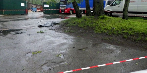 The police have revealed details of the incident with a grenade explosion in the Goloseevsky district of the capital (photo)