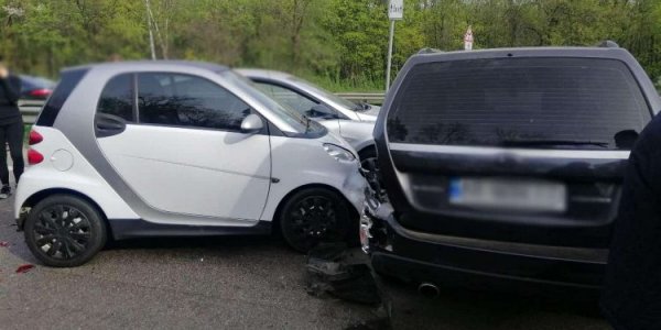 Kiev police reported details of a large-scale accident on  Brest-Litovsk highway (photo)