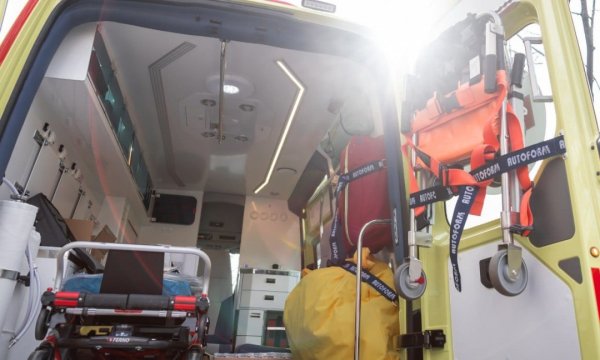 In Dnieper, the emergency station received an ambulance from Polish partners