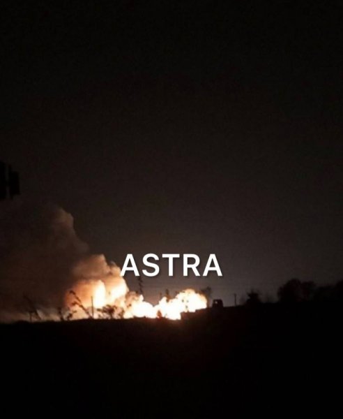 At night, explosions occurred in Dzhankoy, fires were recorded at the military airfield and near it