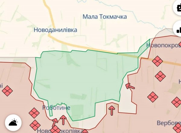 Gumenyuk spoke about the situation at Rabotino, explaining the uselessness of the new tactics of the occupiers (map)