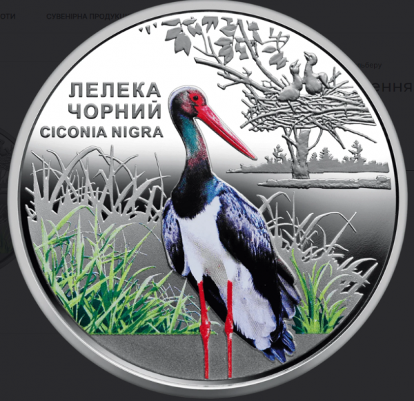 NBU introduces a commemorative coin “Chernobyl. Black Stork” (photo) 