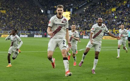  Bayer saved the game against Borussia Dortmund and extended its record unbeaten streak (video) 