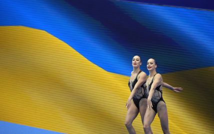  Ukraine won the first medal at the Artistic Swimming World Cup in 2024 