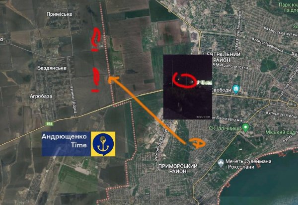 Andryushchenko reported night arrivals in occupied Mariupol