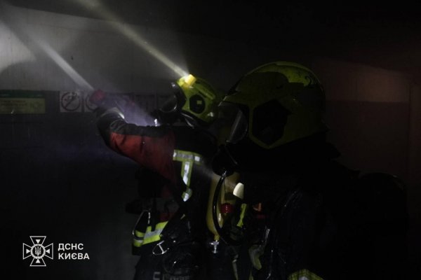 A fire broke out in a supermarket in the Darnitsky district in Kyiv