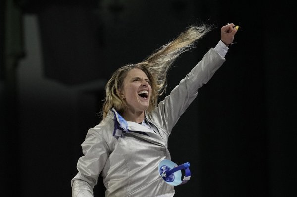  Crazy joy: the most striking photos of Ukrainian sabre fencers after winning gold at the 2024 Olympics 