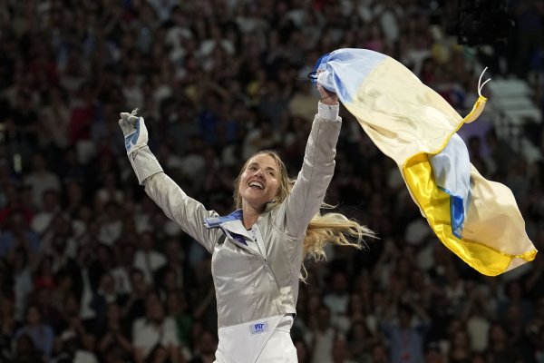  Crazy joy: the most striking photos of Ukrainian saber fencers after winning gold at the 2024 Olympics 