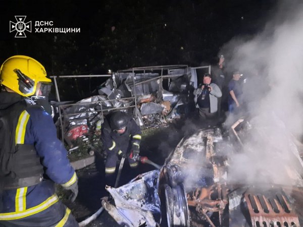 The State Emergency Service showed the consequences of the airstrike on Kharkiv, specifying the number of victims (PHOTOS)