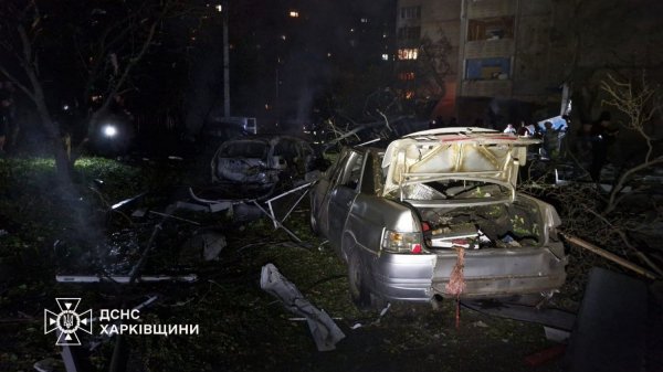 The State Emergency Service showed the consequences of the airstrike on Kharkiv, specifying the number of victims (PHOTO)