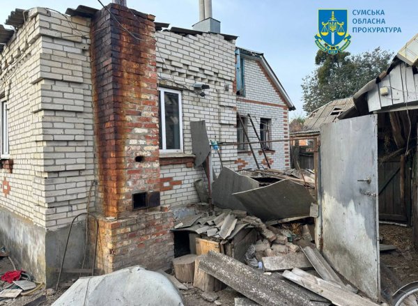 As a result of a Russian airstrike in the Sumy region, an elderly woman died in her own home