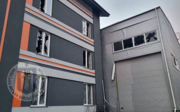 As a result of the Russian attack, there is damage in two districts of Kyiv