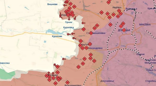 Putin's army advanced in Donetsk and Kharkiv regions DeepState (MAP)