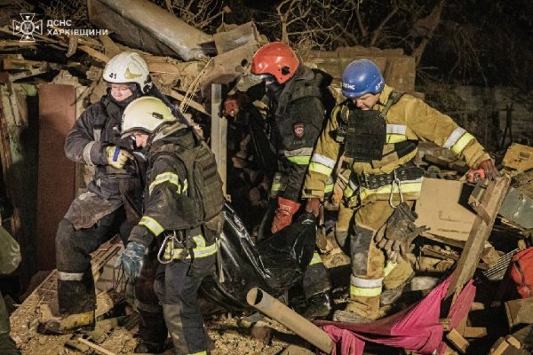 At night, the Russian Federation carried out an airstrike on Kharkov, the State Emergency Service showed photos of the aftermath