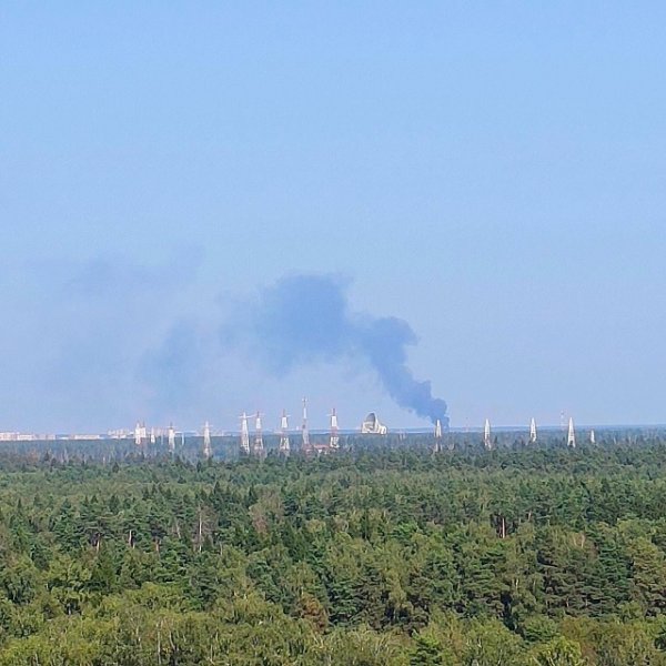 A fire broke out at the Chkalovsky military airfield in Russia (PHOTO)