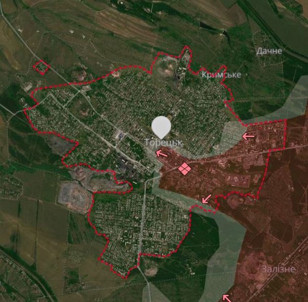 The Ukrainian Armed Forces recaptured the central street of Toretsk from the invaders — ISW (MAP)