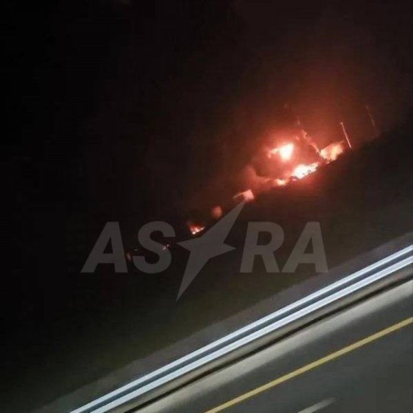 At night, Russia was attacked by drones, a fire broke out at the Atlas oil depot in the Rostov region (PHOTO)