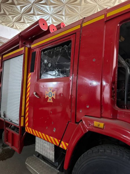 The regional prosecutor's office showed the consequences of the evening attack by the Russian Federation on the fire station in Odessa (PHOTO)