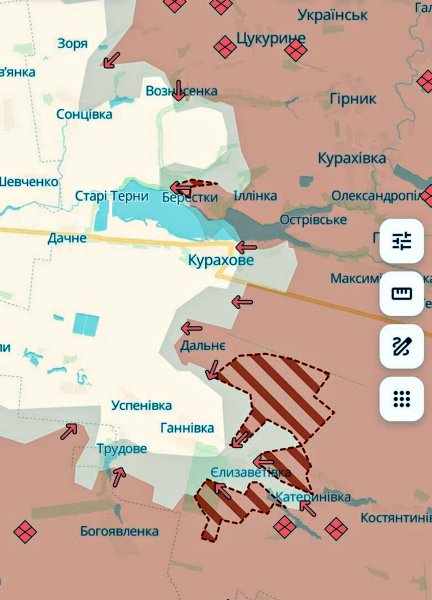 Putin's troops advance in Kursk, Donetsk and Kharkiv regions— DeepState (MAP)