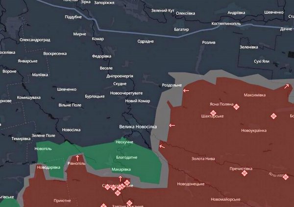 Putin's army was able to advance in the Kurakhovsky direction DeepState (MAP)