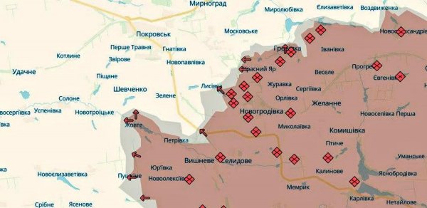 Putin's army advanced in Donetsk region, occupying 3 settlements at once - DeepState (MAP)