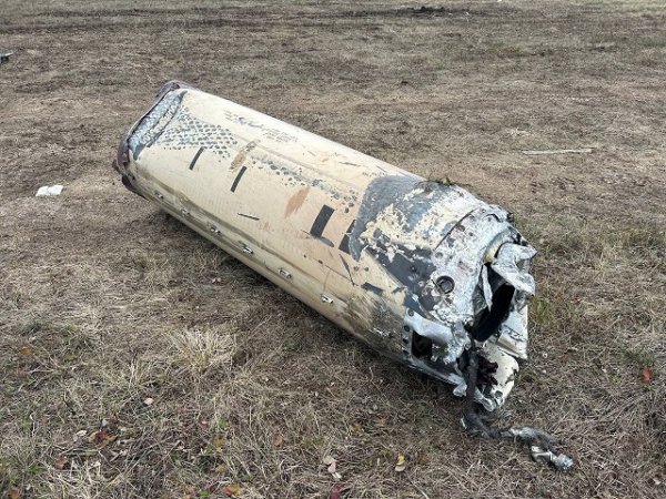 Russian Defense Ministry shows debris of ATACMS missiles used by Ukrainian Armed Forces to attack Khalino airfield