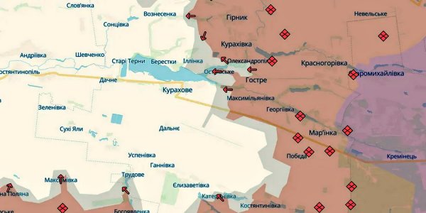 Putin's army advances in Donetsk, Zaporizhia and Kursk regions DeepState (MAP)