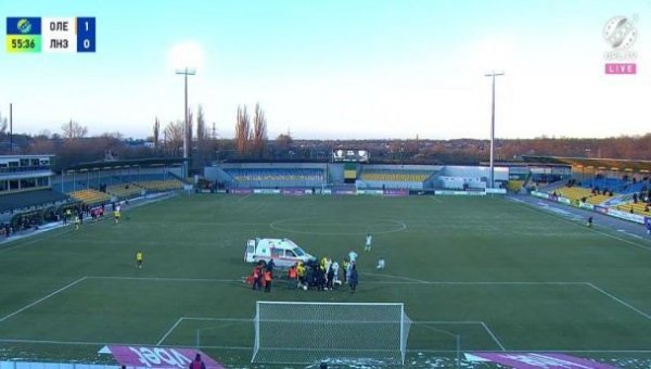  "Alexandria" stumbled for the third time in a row in the UPL: an opposing player lost consciousness on the field (video) 