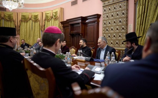 Zelensky met with representatives of the All-Ukrainian Council of Churches and Religious Organizations