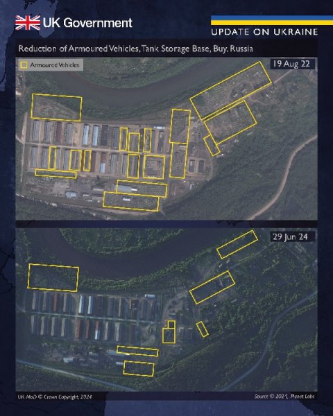 UK intelligence has calculated how many armored vehicles Russia has lost since the start of the full-scale invasion