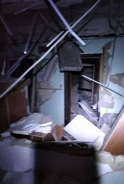 The OVA showed the consequences of the Russian airstrike on the hospital in Kherson (PHOTOS)