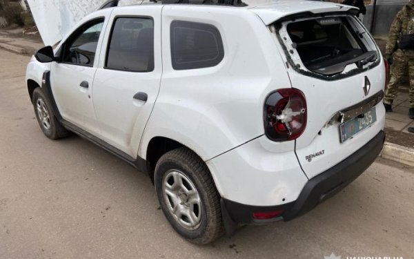 Russians attacked a police car in the Kharkiv region 