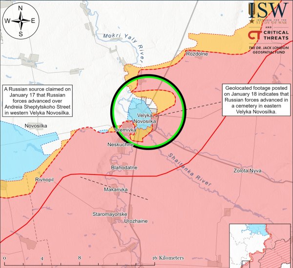 Putin's army advanced near six settlements in Donetsk region (MAP)