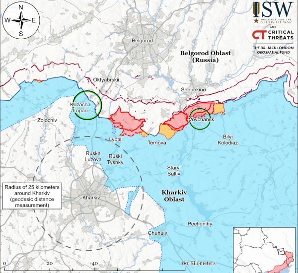 Defense forces have regained some of the lost positions in the Kharkov direction (MAP)