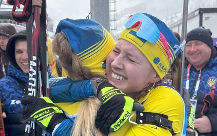  The Ukrainian team won another double podium in biathlon at the 2025 Winter Universiade 