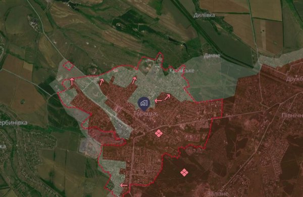 Putin's troops advance in several settlements in Donetsk region — DeepState (MAP)