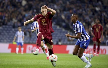  "Roma" with Dovbyk played a draw against "Porto" in the first match of the 1/16 finals of the Europa League (video) 