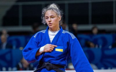 Ukrainian judoka Daria Bilodid has made her football debut, appearing on the field for a Kyiv women's team in the Ukrainian championship.