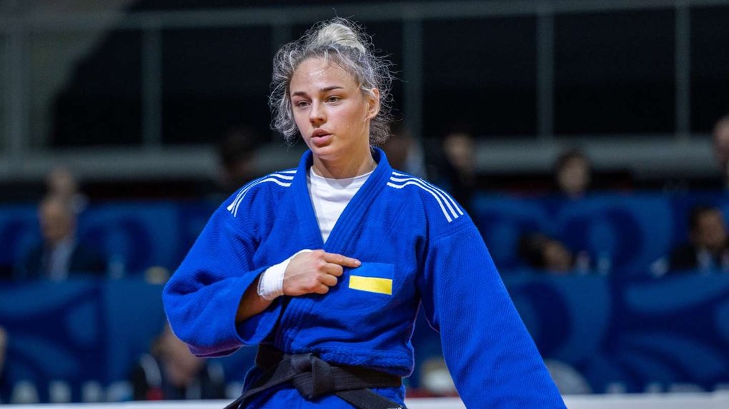 Ukrainian judoka Daria Bilodid has made her football debut, appearing on the field for a Kyiv women's team in the Ukrainian championship.