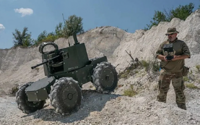 Ukraine implements autonomous combat systems, including drones and robotic platforms, to counter Russian aggression using cutting-edge military technologies.