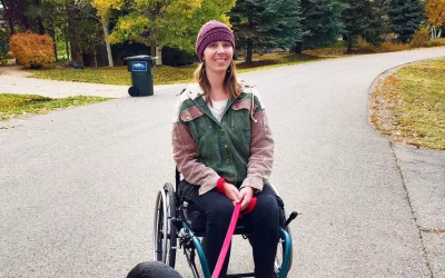 Megan King from the US survived an internal separation of her skull from her spine after a school accident and underwent dozens of surgeries, staying hopeful.